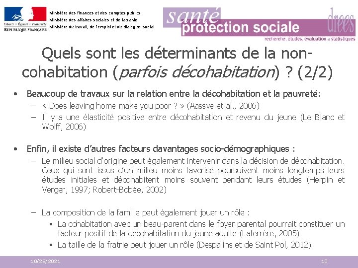 Ministère des finances et des comptes publics Ministère des affaires sociales et de la