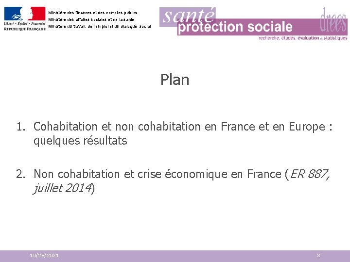 Ministère des finances et des comptes publics Ministère des affaires sociales et de la