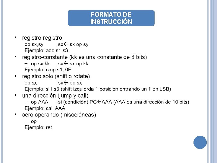 FORMATO DE INSTRUCCIÓN 