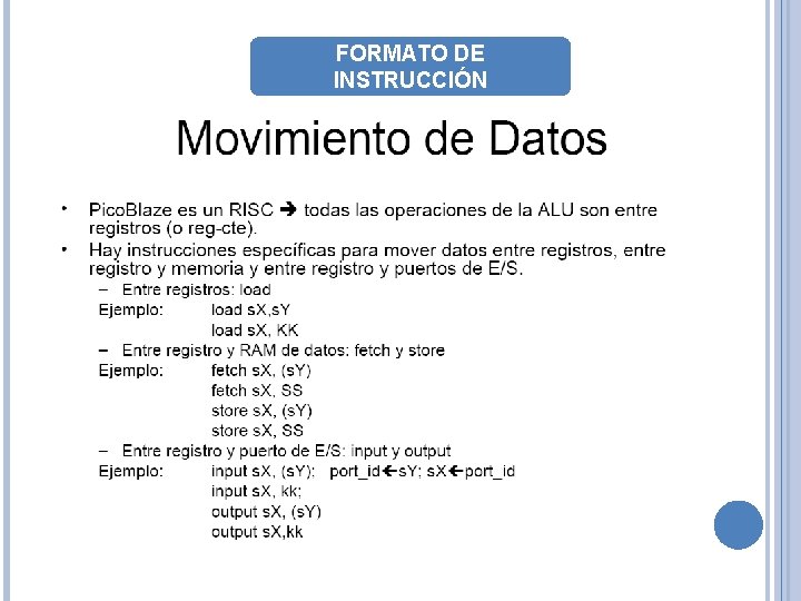 FORMATO DE INSTRUCCIÓN 