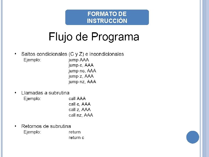 FORMATO DE INSTRUCCIÓN 