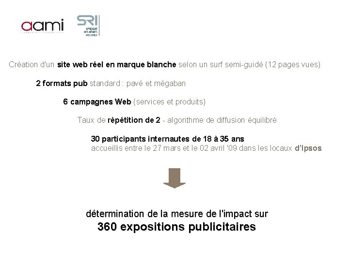 Création d'un site web réel en marque blanche selon un surf semi-guidé (12 pages