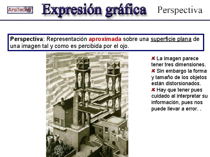 Perspectiva: Representación aproximada sobre una superficie plana de una imagen tal y como es