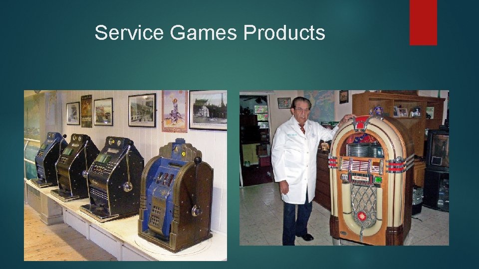 Service Games Products 