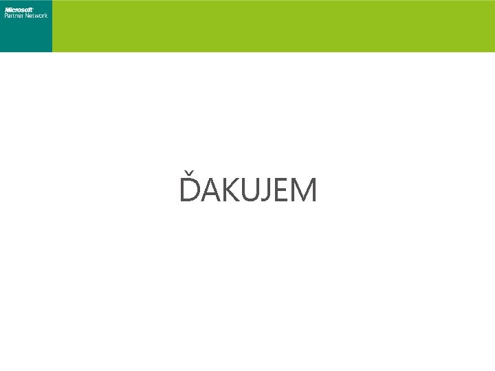 ĎAKUJEM 