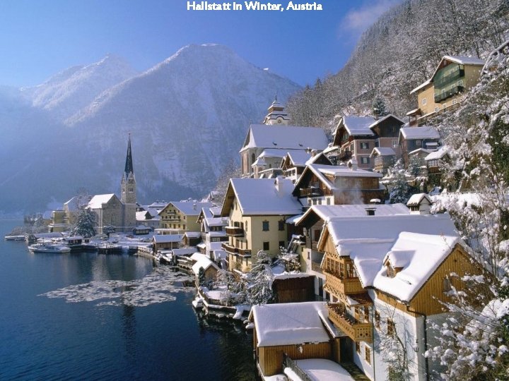 Hallstatt in Winter, Austria 