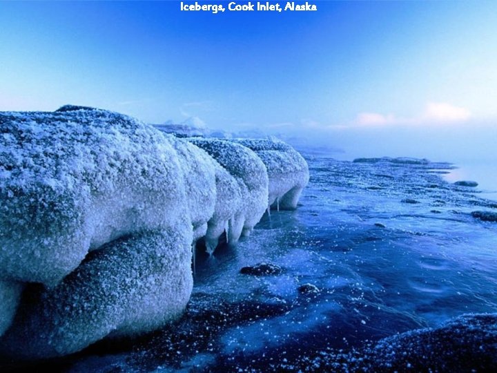 Icebergs, Cook Inlet, Alaska 