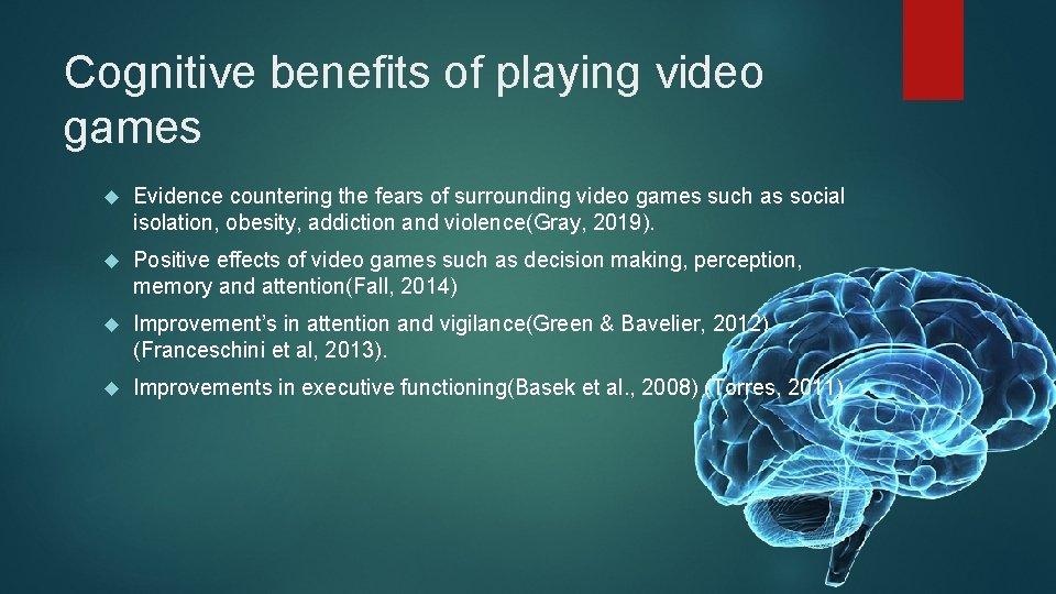 Cognitive benefits of playing video games Evidence countering the fears of surrounding video games