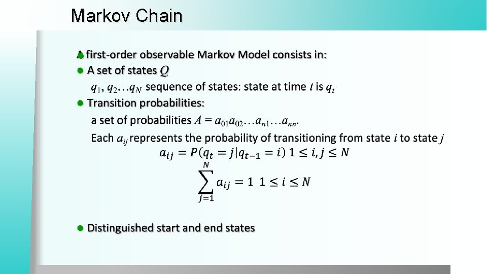 Markov Chain l 