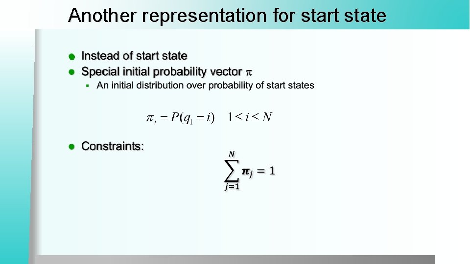 Another representation for start state l 