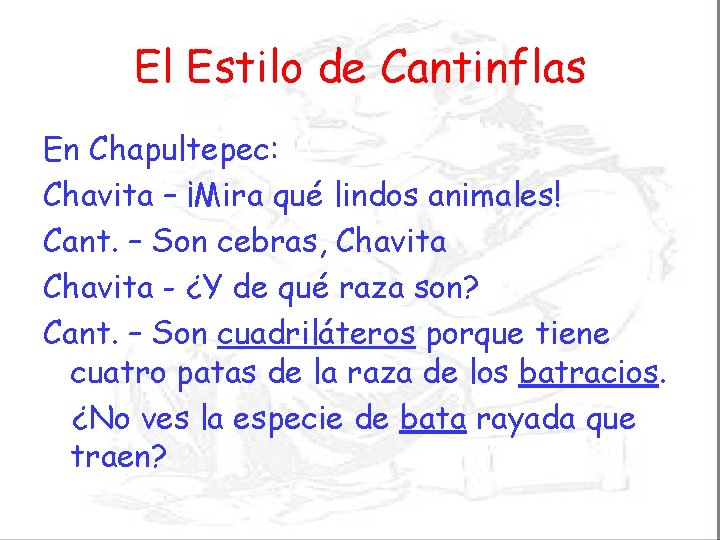 El Estilo de Cantinflas En Chapultepec: Chavita – ¡Mira qué lindos animales! Cant. –