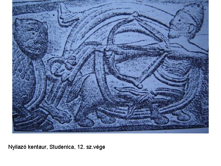 Nyilazó kentaur, Studenica, 12. sz. vége 