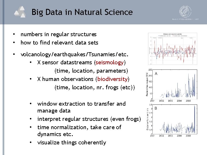 Big Data in Natural Science • numbers in regular structures • how to find