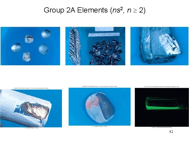Group 2 A Elements (ns 2, n 2) 42 