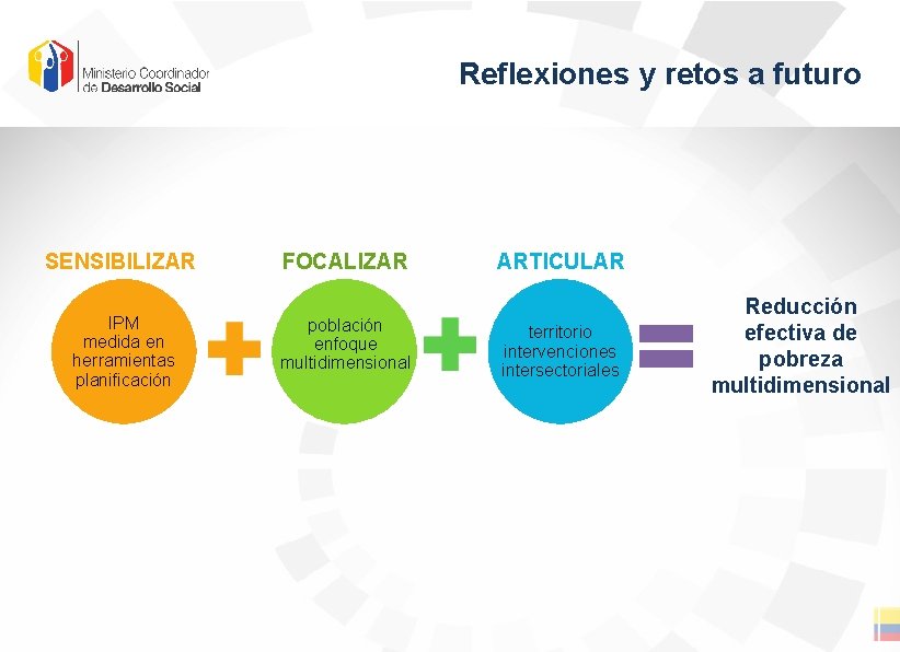 Reflexiones y retos a futuro SENSIBILIZAR IPM medida en herramientas planificación FOCALIZAR población enfoque