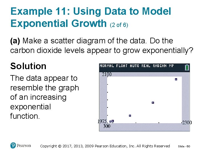 Example 11: Using Data to Model Exponential Growth (2 of 6) (a) Make a