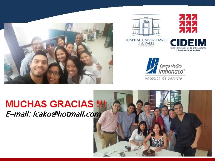 MUCHAS GRACIAS !!! E-mail: icako@hotmail. com 