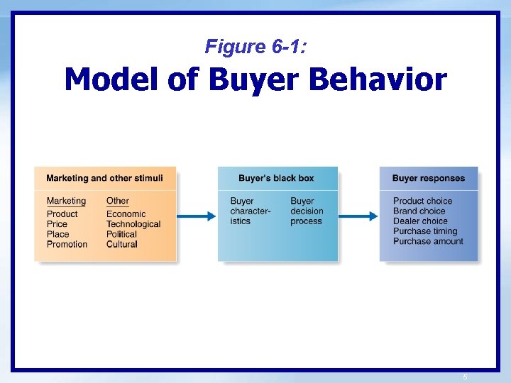 Figure 6 -1: Model of Buyer Behavior 5 