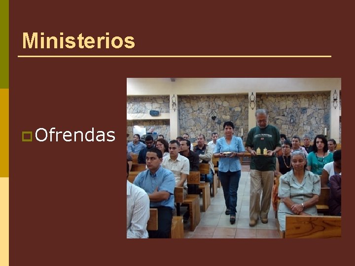 Ministerios p Ofrendas 