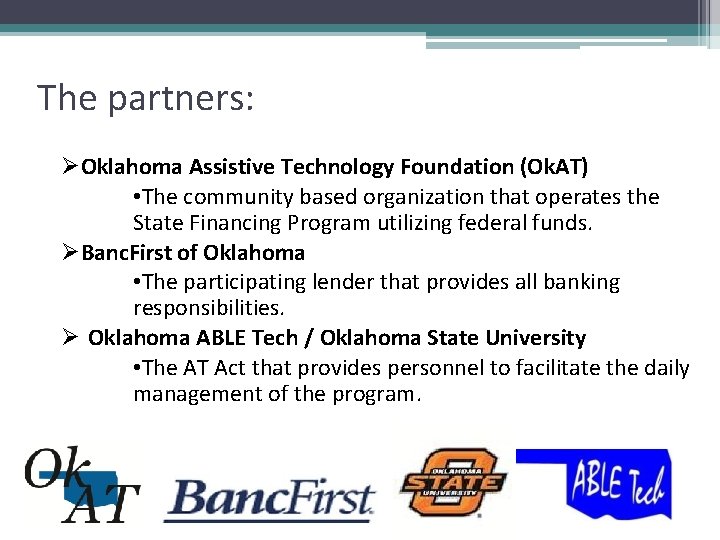 Oklahoma ABLE Tech Presented by Shelley Gladden and