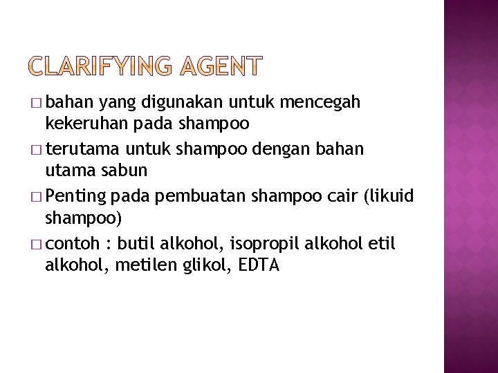 � bahan yang digunakan untuk mencegah kekeruhan pada shampoo � terutama untuk shampoo dengan � bahan yang digunakan untuk mencegah kekeruhan pada shampoo � terutama untuk shampoo dengan