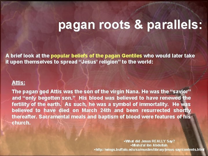 pagan roots & parallels: A brief look at the popular beliefs of the pagan