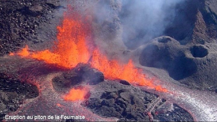 Éruption au piton de la Fournaise 