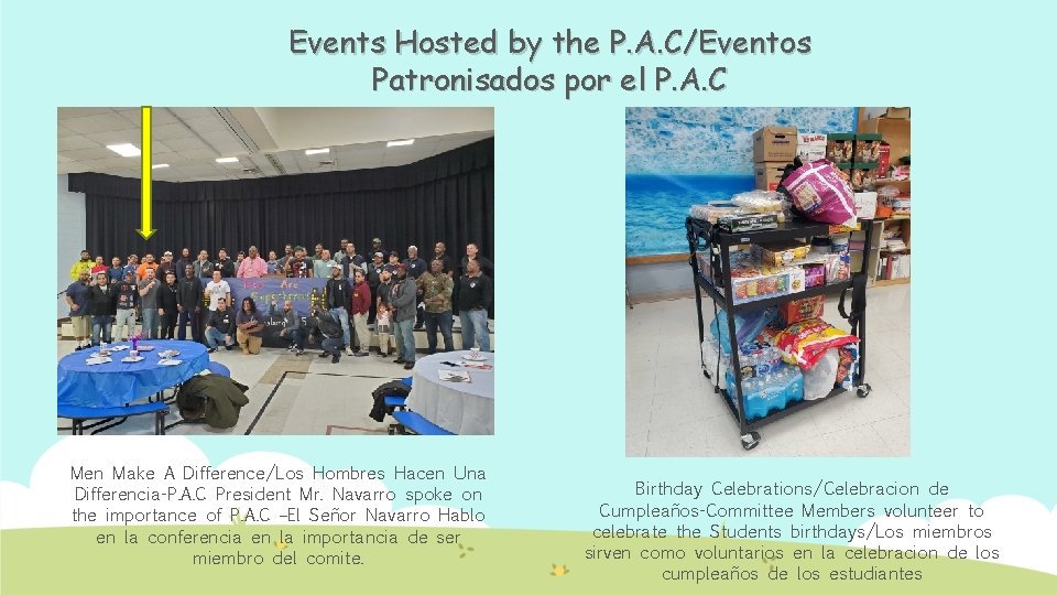 Events Hosted by the P. A. C/Eventos Patronisados por el P. A. C Men
