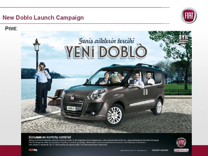 New Doblo Launch Campaign Print: 