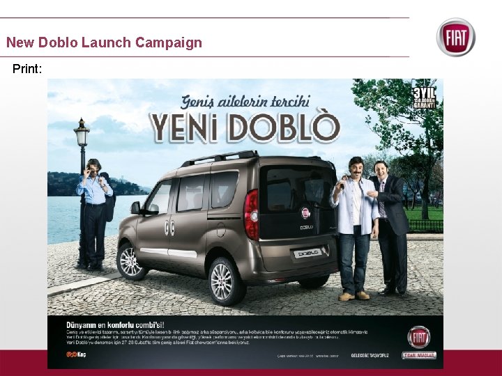 New Doblo Launch Campaign Print: 