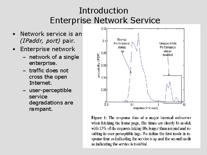 Introduction Enterprise Network Service • Network service is an (IPaddr, port) pair. • Enterprise