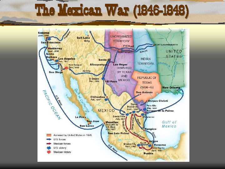 The Mexican War (1846 -1848) 