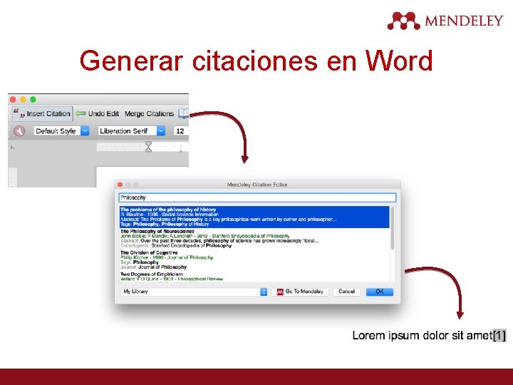 Generar citaciones en Word 