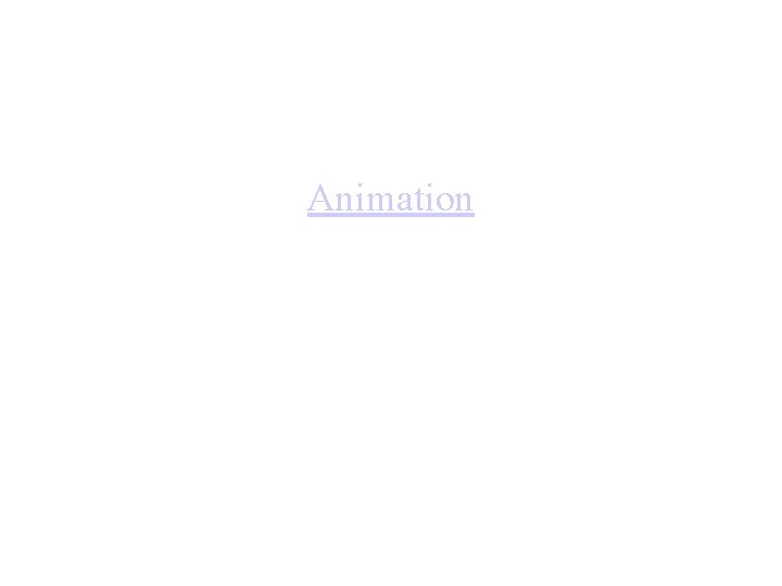 Animation 