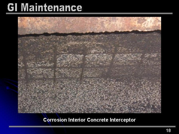 Corrosion Interior Concrete Interceptor 18 
