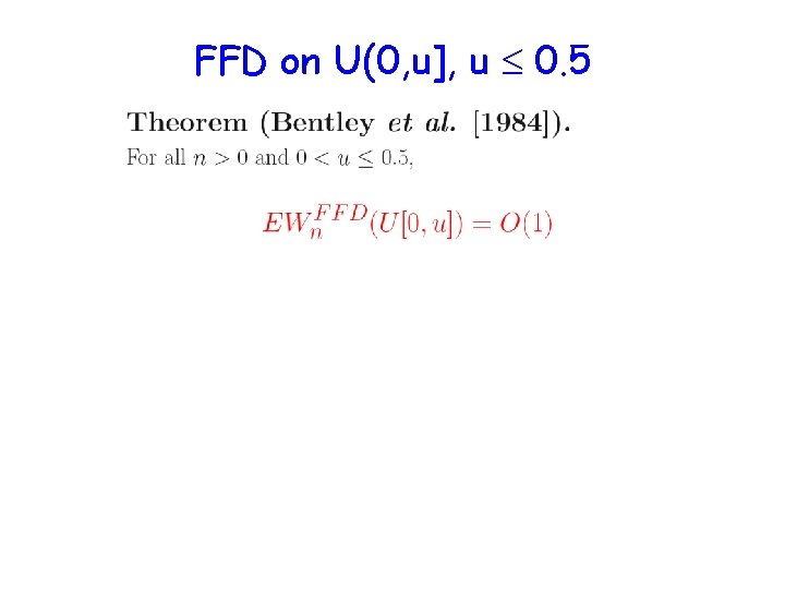 FFD on U(0, u], u 0. 5 