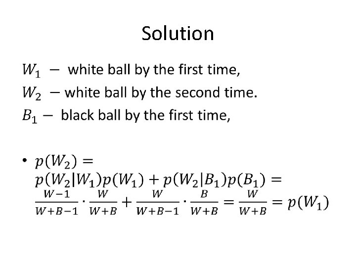 Solution • 