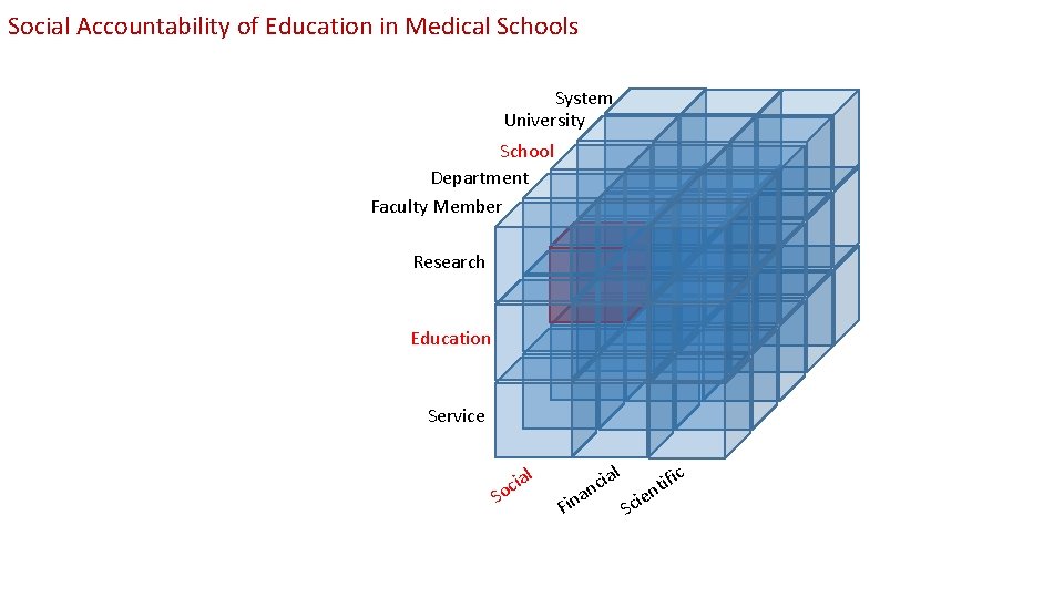 Social Accountability of Education in Medical Schools System University School Department Faculty Member Research