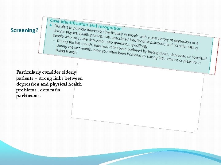 Depression Pathway Dr Helen Drew Barton House Group