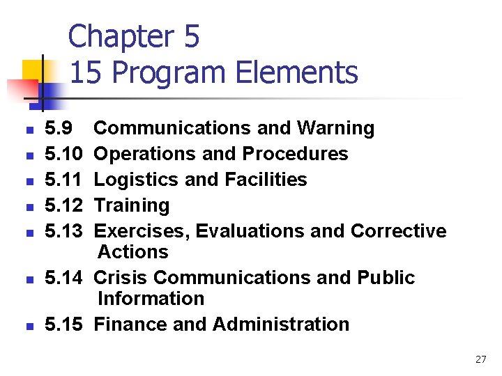 Chapter 5 15 Program Elements n n n n 5. 9 5. 10 5.