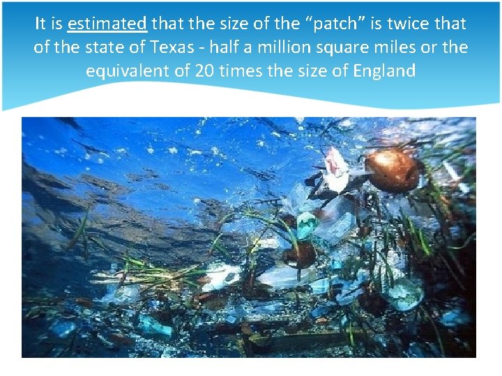 It is estimated that the size of the “patch” is twice that of the