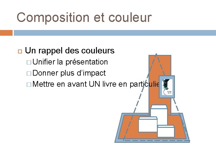 Composition et couleur Un rappel des couleurs � Unifier la présentation � Donner plus Composition et couleur Un rappel des couleurs � Unifier la présentation � Donner plus