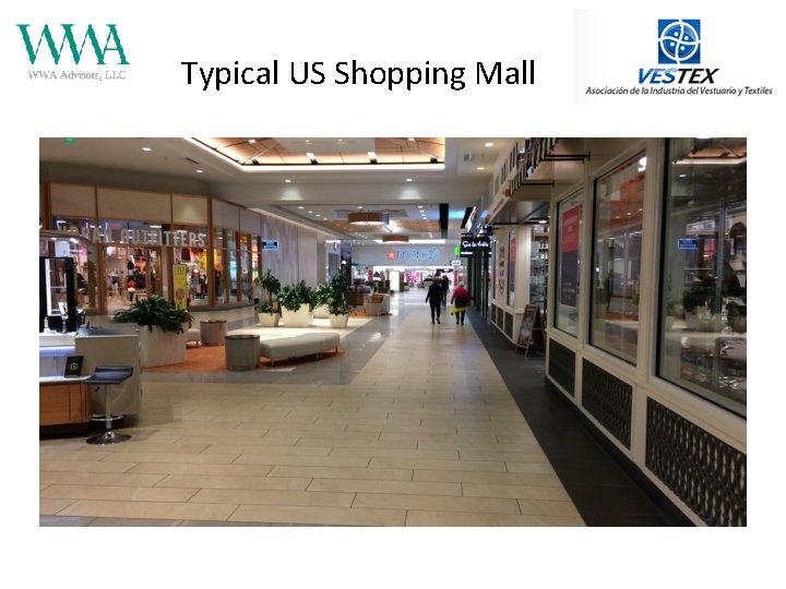Typical US Shopping Mall 
