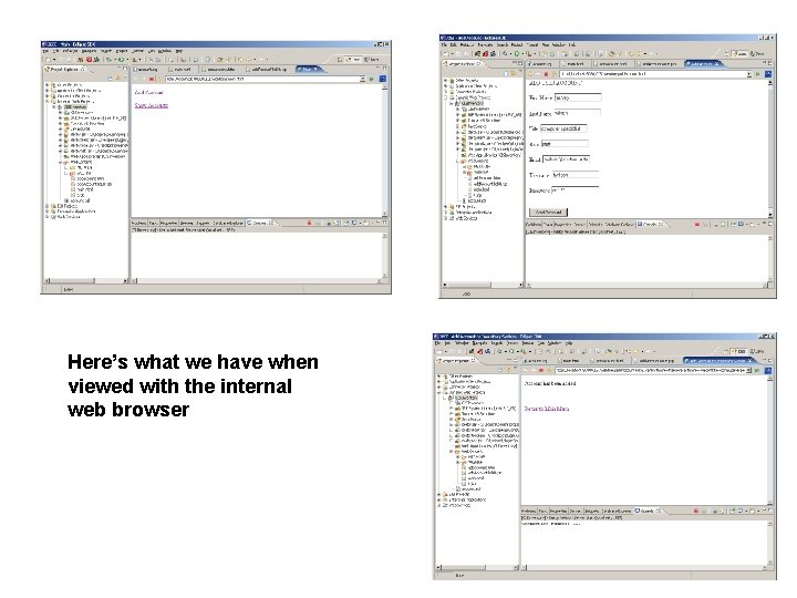 Here’s what we have when viewed with the internal web browser 