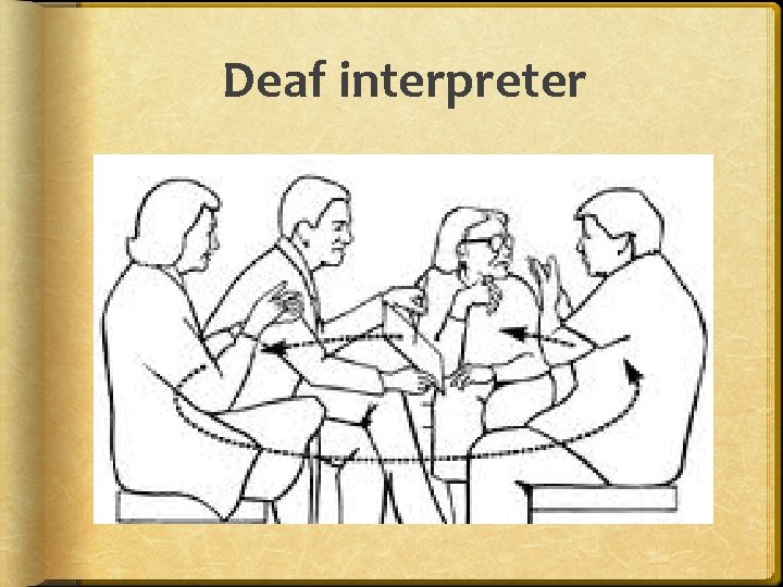 Deaf interpreter 