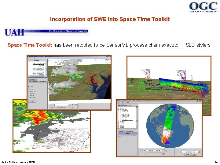 Incorporation of SWE into Space Time Toolkit has been retooled to be Sensor. ML