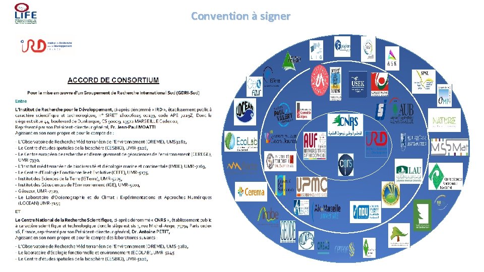 Convention à signer 