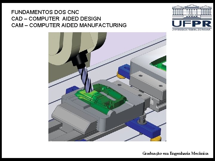 FUNDAMENTOS DOS CNC CAD – COMPUTER AIDED DESIGN CAM – COMPUTER AIDED MANUFACTURING Graduação