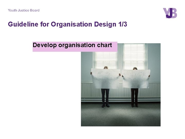 Guideline for Organisation Design 1/3 Develop organisation chart 