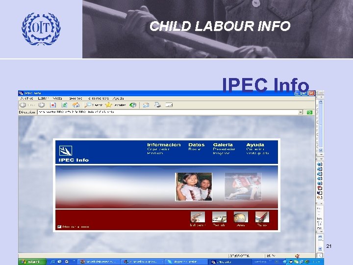 CHILD LABOUR INFO IPEC Info 10/28/2021 21 